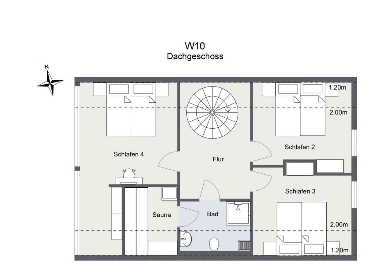 Ferienhaus Wiesengefluester W10 - Mit Sauna, Kamin Und Garten Röbel Eksteriør bilde